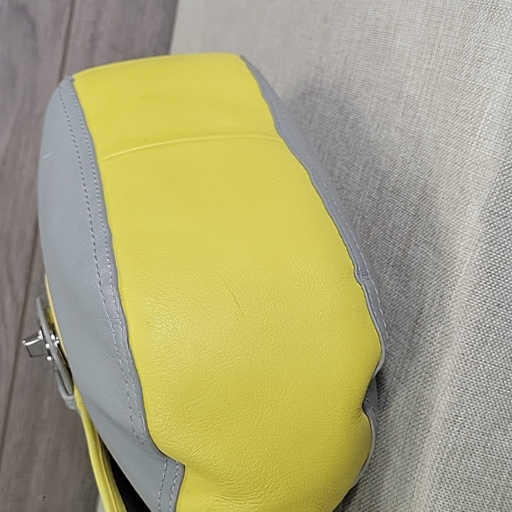 Coach Gray and Yellow Crossbody Bag - Picture 7 of 14